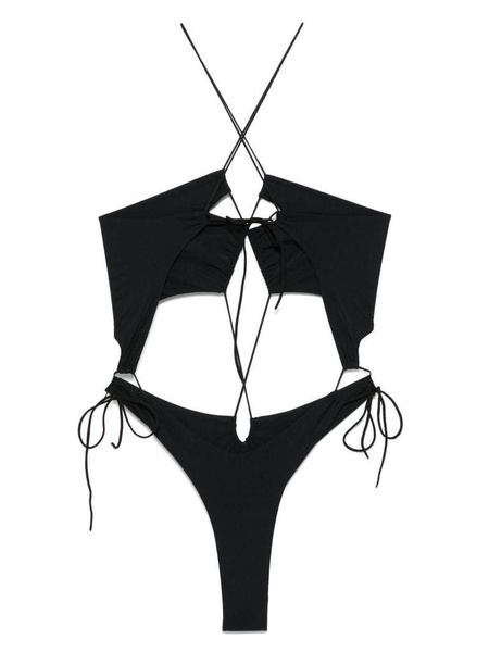 'Zinah' one-piece swimsuit with ties