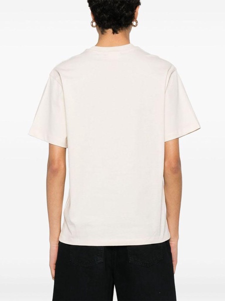 Cotton t-shirt in ivory