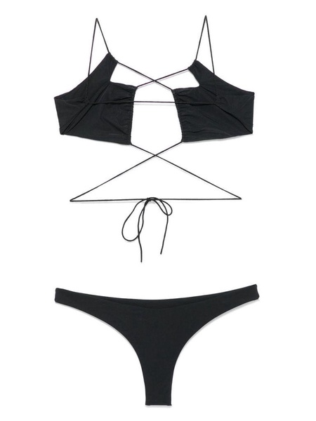 Bikini set 'Jadia Thong' in black