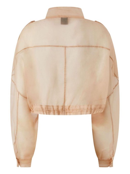 Pink Lanario semi-sheer jacket