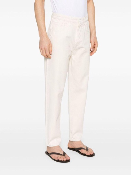 'Jeremiah' jeans in white cotton