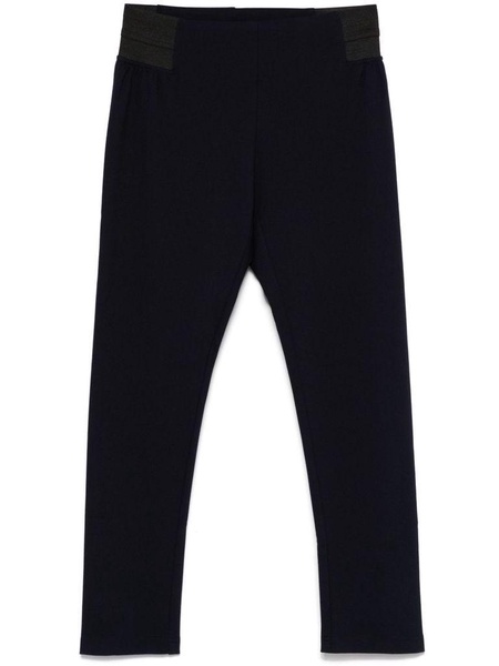 Blue 'Offelia' trousers with elastics