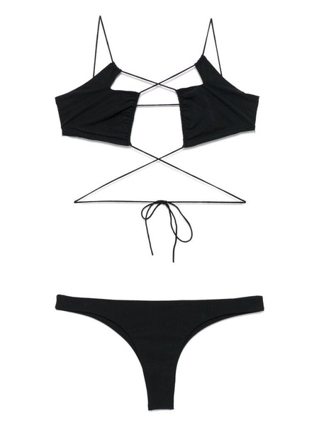Bikini set 'Jadia Thong' in black