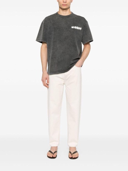 'Jeremiah' jeans in white cotton