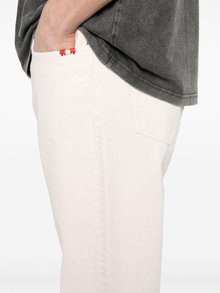 'Jeremiah' jeans in white cotton