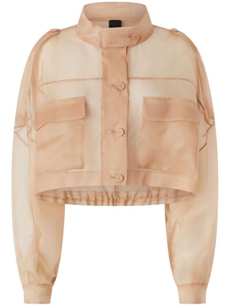 Pink Lanario semi-sheer jacket