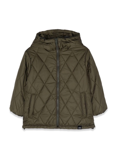 QUILTED DOWN JACKET WITH HOOD