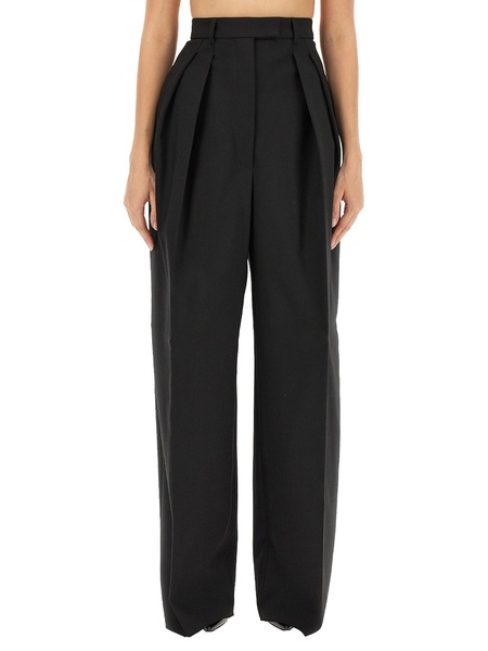 WOOL BLEND WIDE PANTS