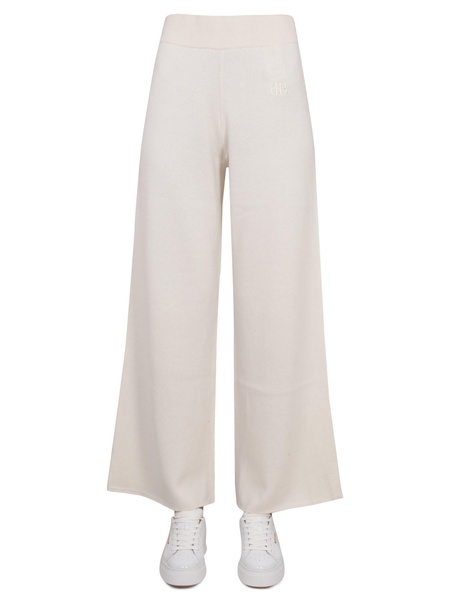 VANISÈ FLEECE PANTS WITH LOGO EMBROIDERY