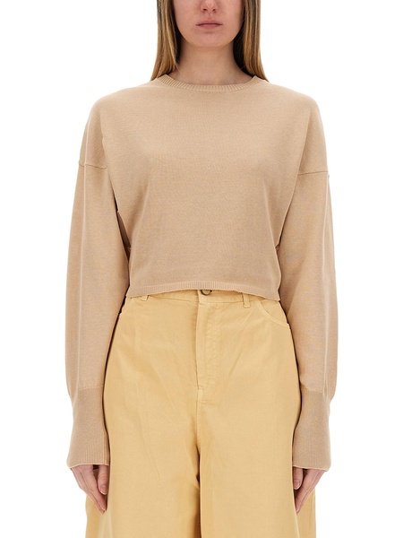COTTON CROPPED SHIRT
