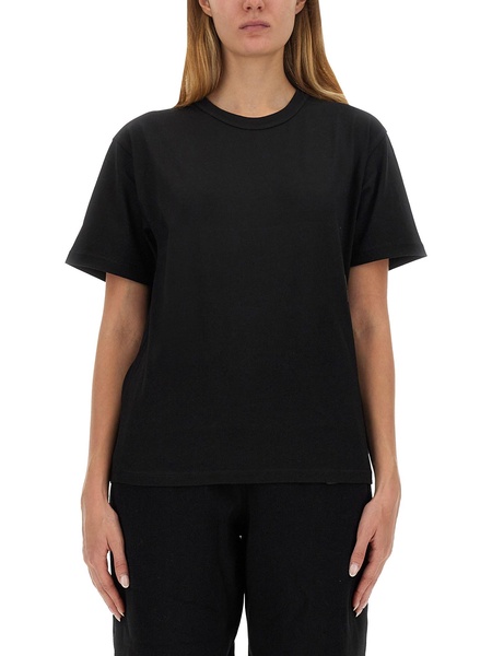 ESSENTIAL COTTON JERSEY T-SHIRT WITH PUFF LOGO