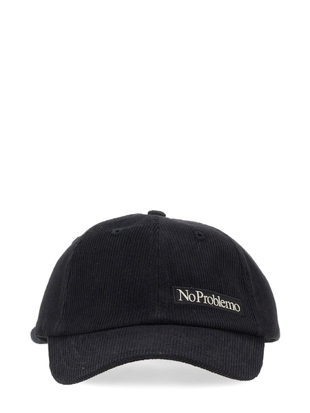 COTTON BASEBALL CAP WITH LOGO