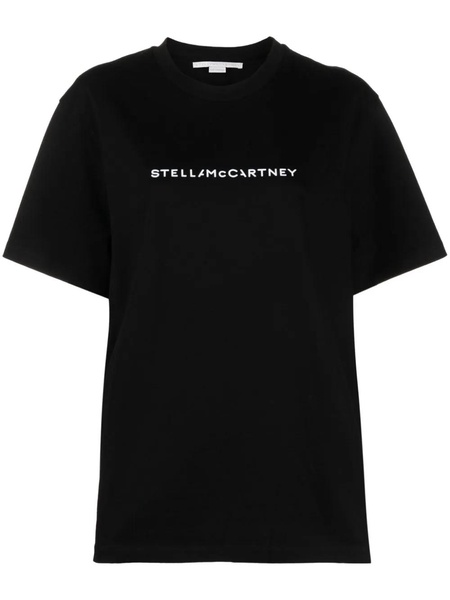 Stella McCartney Logo Oversized Cotton T-Shirt
