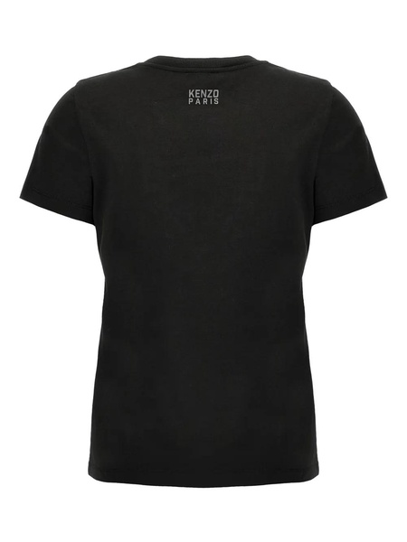 Printed Tiger logo t-shirt in cotone
