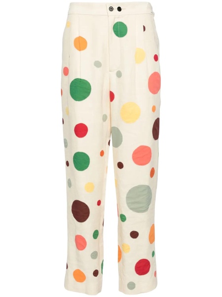 Off-White Dotted Appliqué Trousers