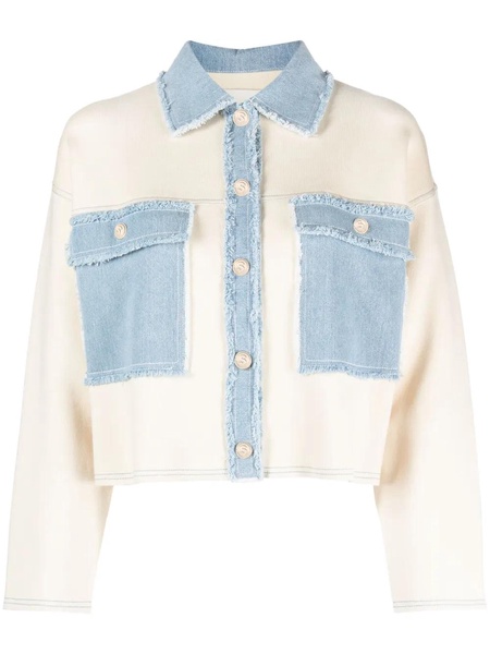 Denim-Detail Jacket