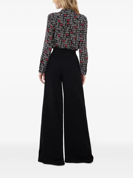 A+O X THE BEATLES WILLA PLACKET TOP