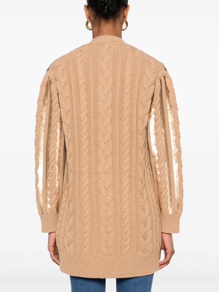 Mirco sequined wool and cashmere cardigan