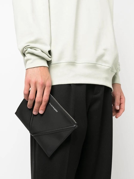 Alexander Mcqueen Men Black Fabric Pouch
