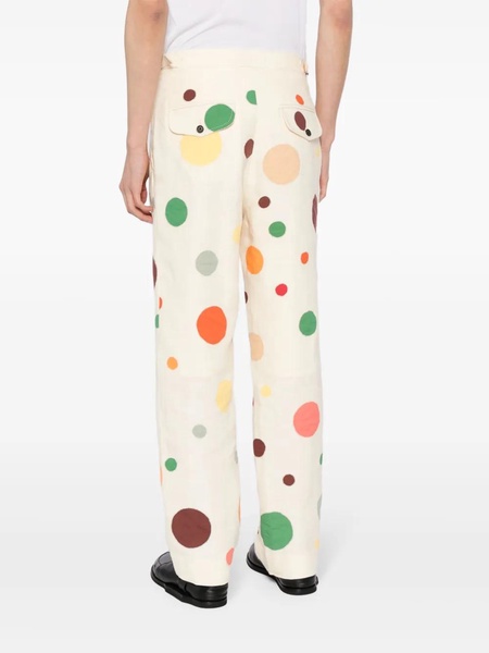 Off-White Dotted Appliqué Trousers