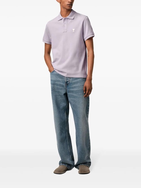 Purple Cotton Ami de Coeur Polo Shirt