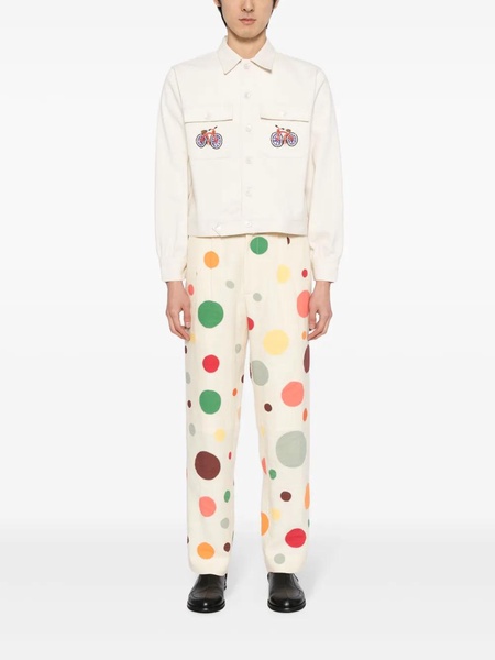 Off-White Dotted Appliqué Trousers