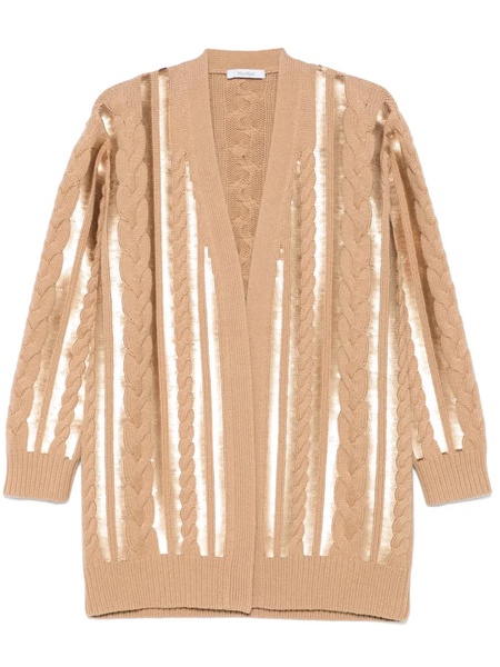 Mirco sequined wool and cashmere cardigan