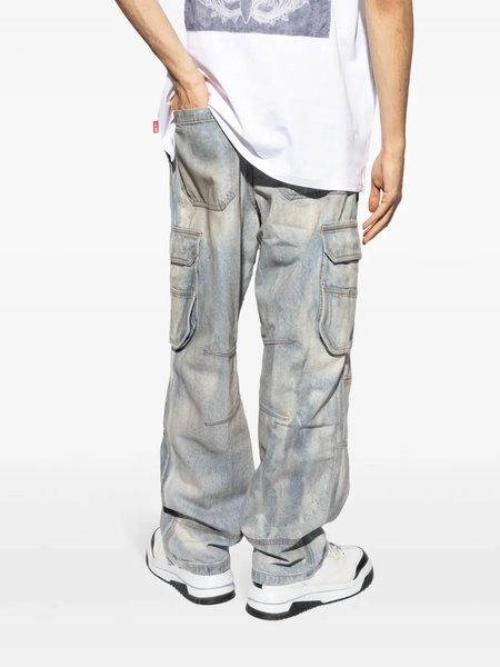 Diesel D-Fish-Cargo-S1 Pant In Solarised Denim