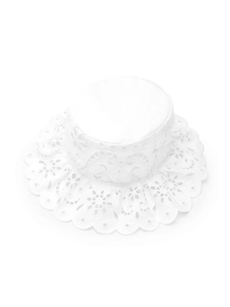 Broderie Anglaise Cotton Poplin Bucket Hat