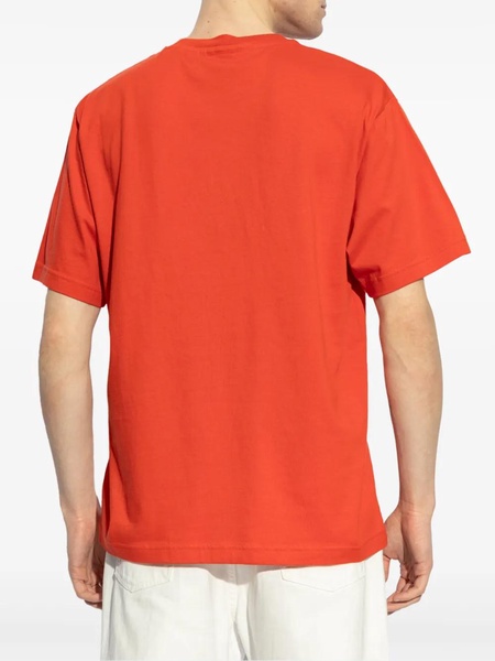 Kenzo Men Kenzo Verdy Market Embroidered Cotton T-Shirt