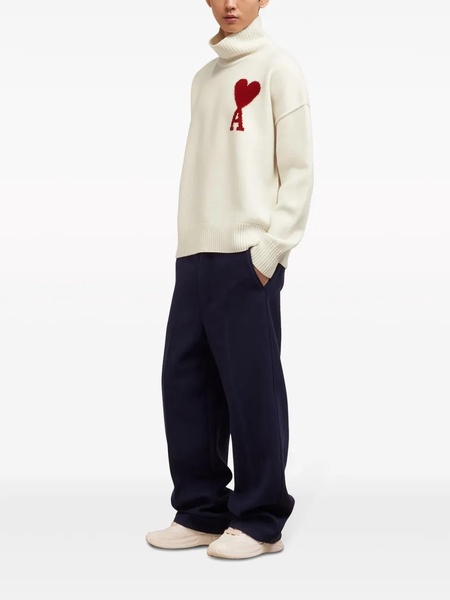 White Wool Ami de Coeur Sweater