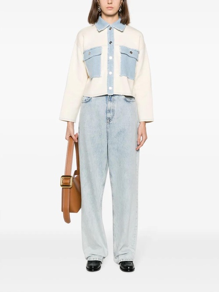 Denim-Detail Jacket