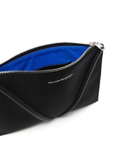 Alexander Mcqueen Men Black Fabric Pouch