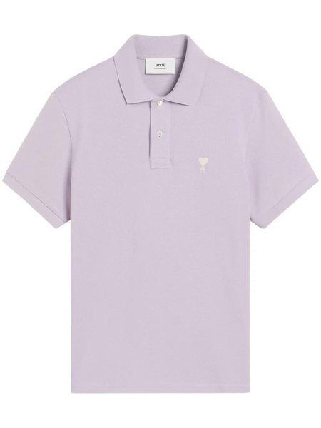 Purple Cotton Ami de Coeur Polo Shirt