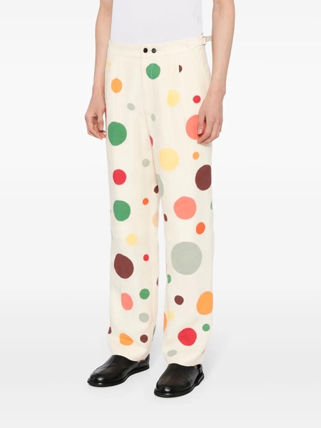 Off-White Dotted Appliqué Trousers