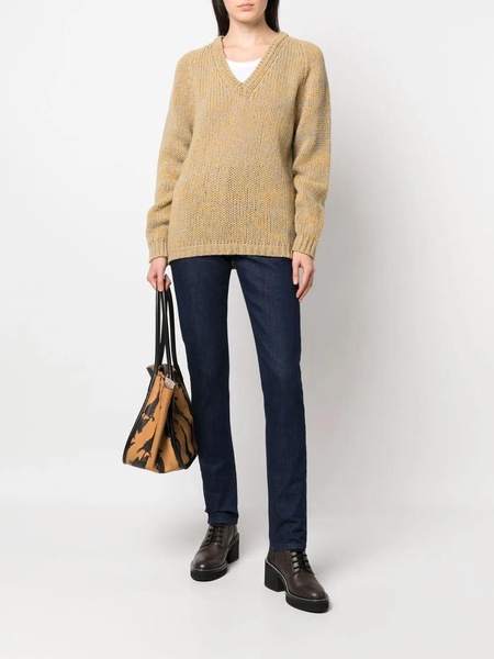VIRGIN WOOL V-NECK SWEATER