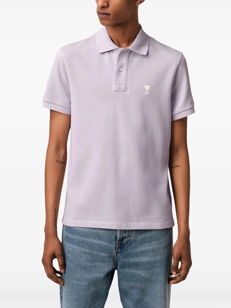 Purple Cotton Ami de Coeur Polo Shirt