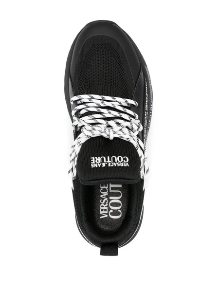 Versace Jeans Couture knitted sneakers with logo