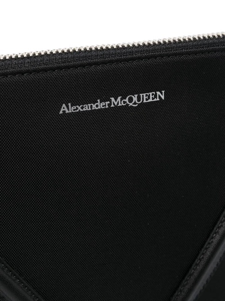Alexander Mcqueen Men Black Fabric Pouch