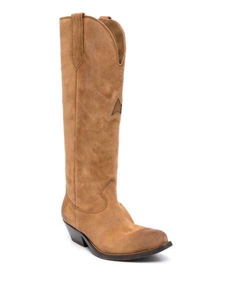 Golden Goose ‘Wish Star’ leather cowboy boots