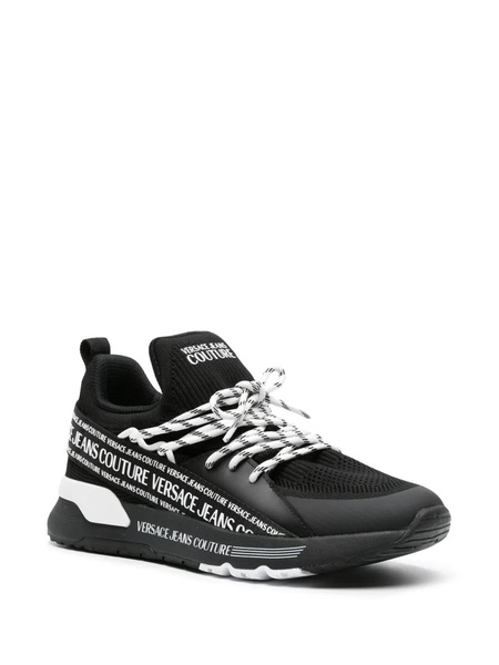 Versace Jeans Couture knitted sneakers with logo