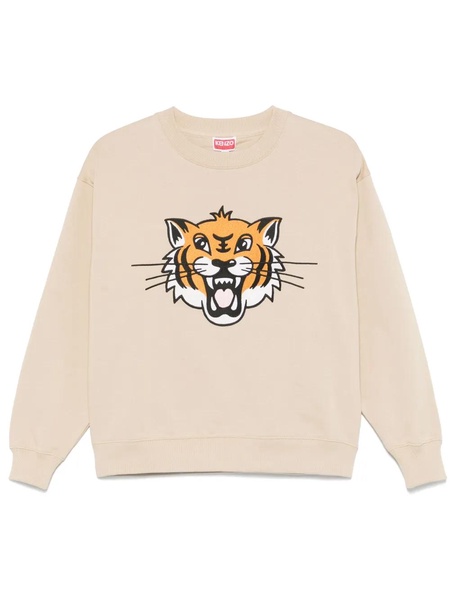Embroidered Tiger logo sweatshirt