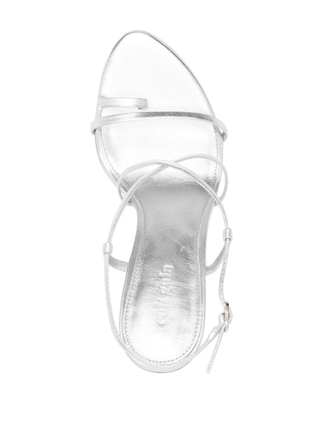 Robyn 105mm laminated-leather sandals