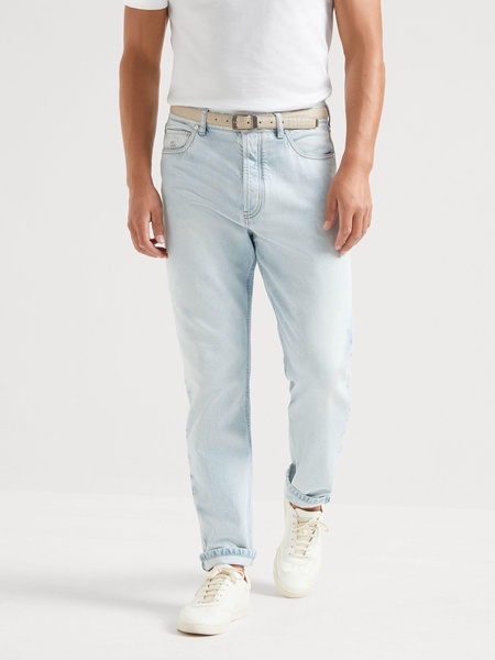 straight-leg jeans