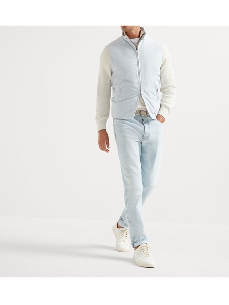 straight-leg jeans