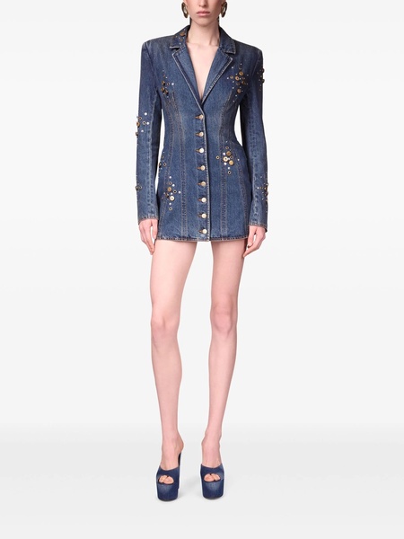 button-embellished dress