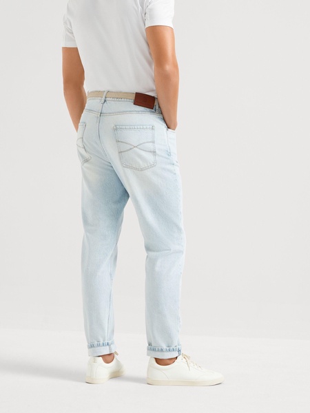 straight-leg jeans