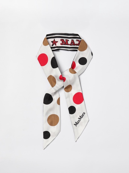 Max Mara Neck Scarf Woman Yellow Cream