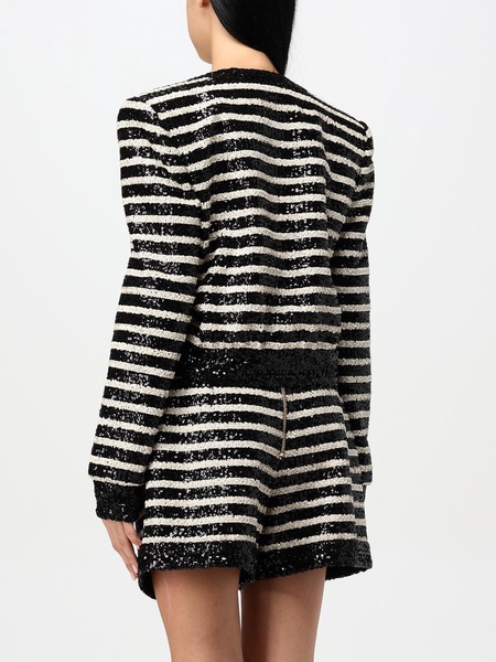 Sequined striped jacket
