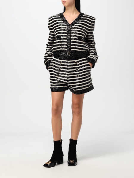 Sequined striped jacket